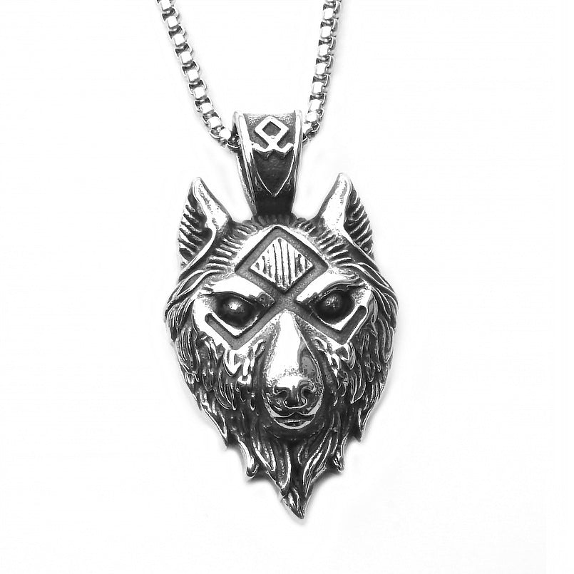 Men's Sword Darkness Dragon Fighter Titanium Steel Necklaces
