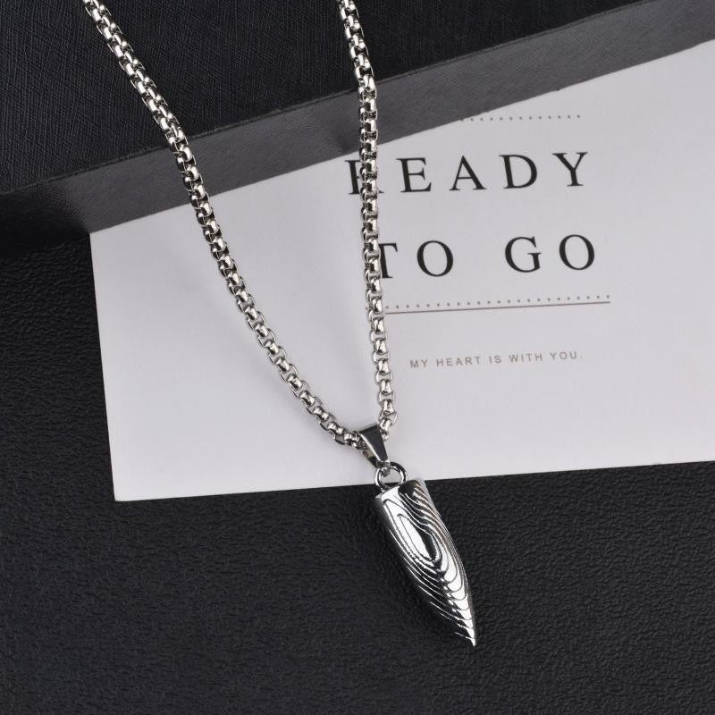 Men's Bullet Fashion Personality Retro Domineering Long Necklaces