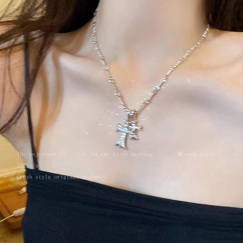 Cross Long For Light Luxury Minority Necklaces
