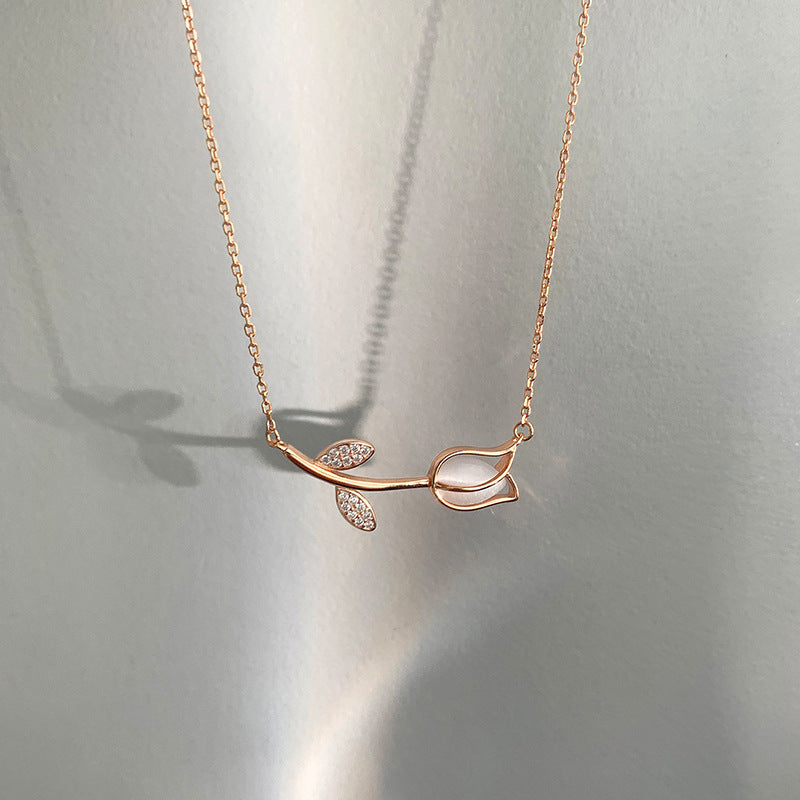 Women's Rose For Design High-grade Light Luxury Necklaces