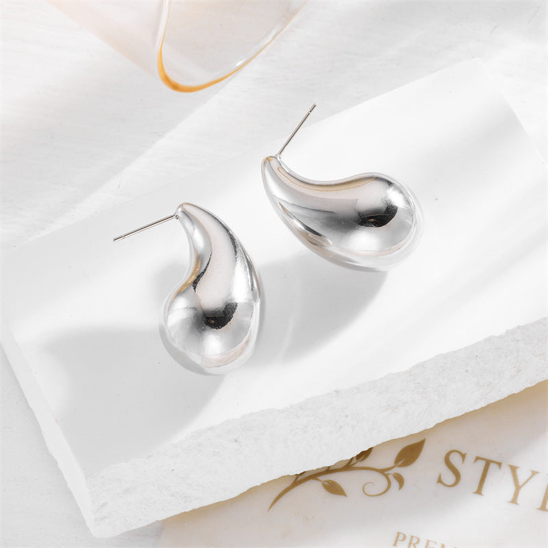 Fashion Minimalist Design Irregular Geometric Water Earrings