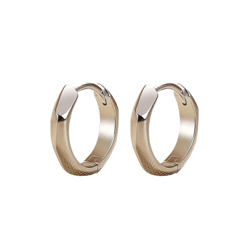 Mirror Light Ear Irregular Luxury Minority Earrings