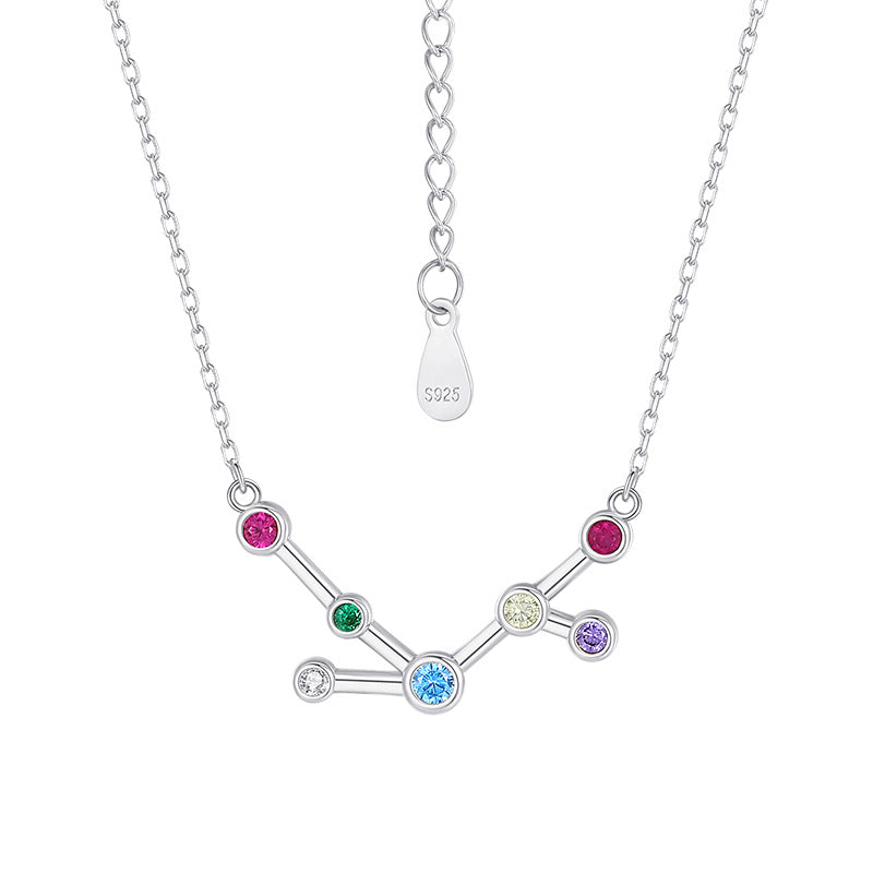 Women's Sterling Sier Virgo Niche Design Light Necklaces
