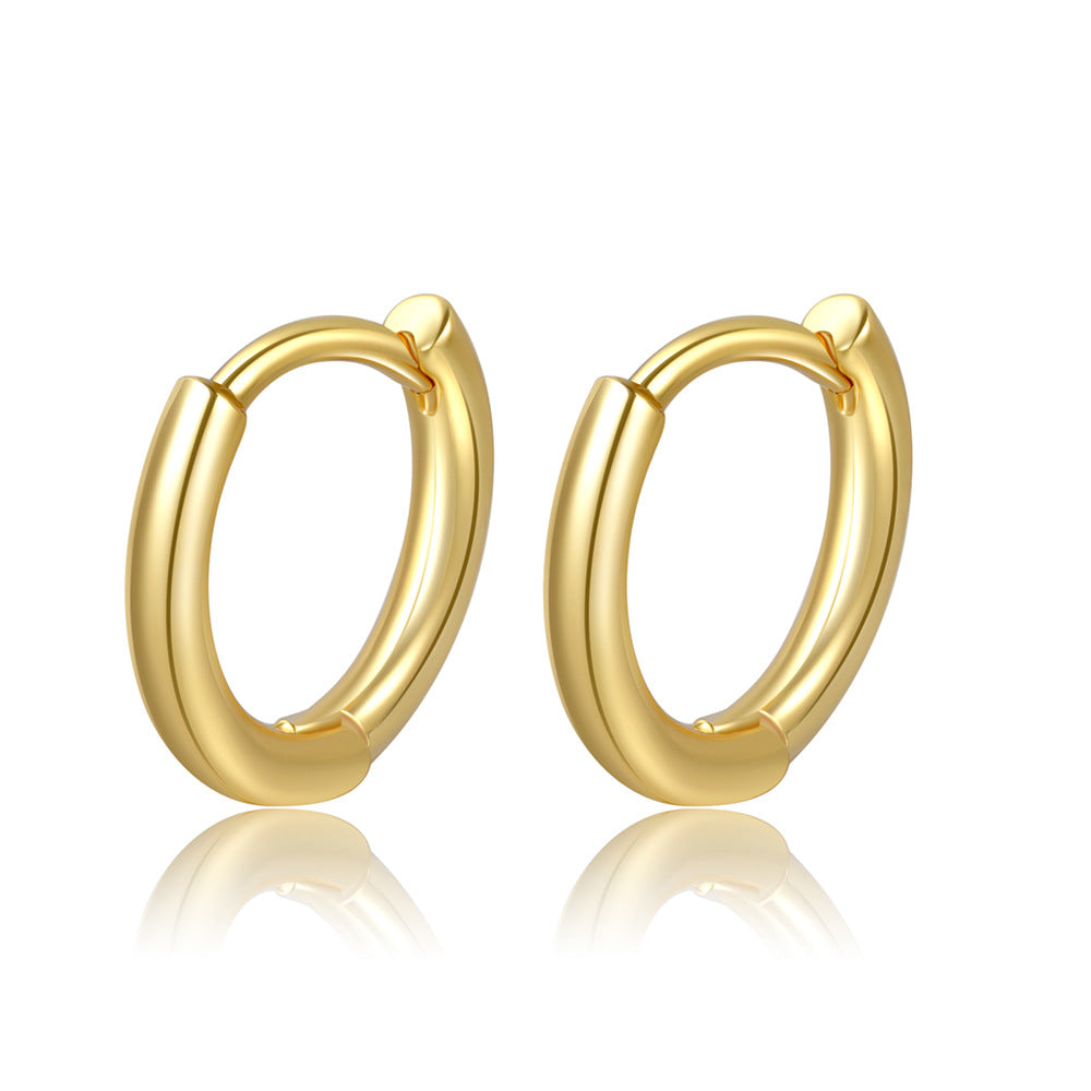 Ear Hollow Pattern Clip Fashion Geometry Female Rings