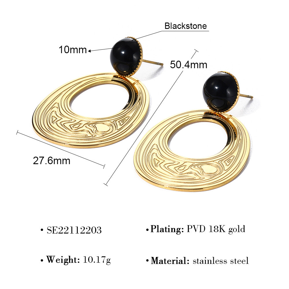 Affordable Luxury Fashion Natural Stone Ear Earrings