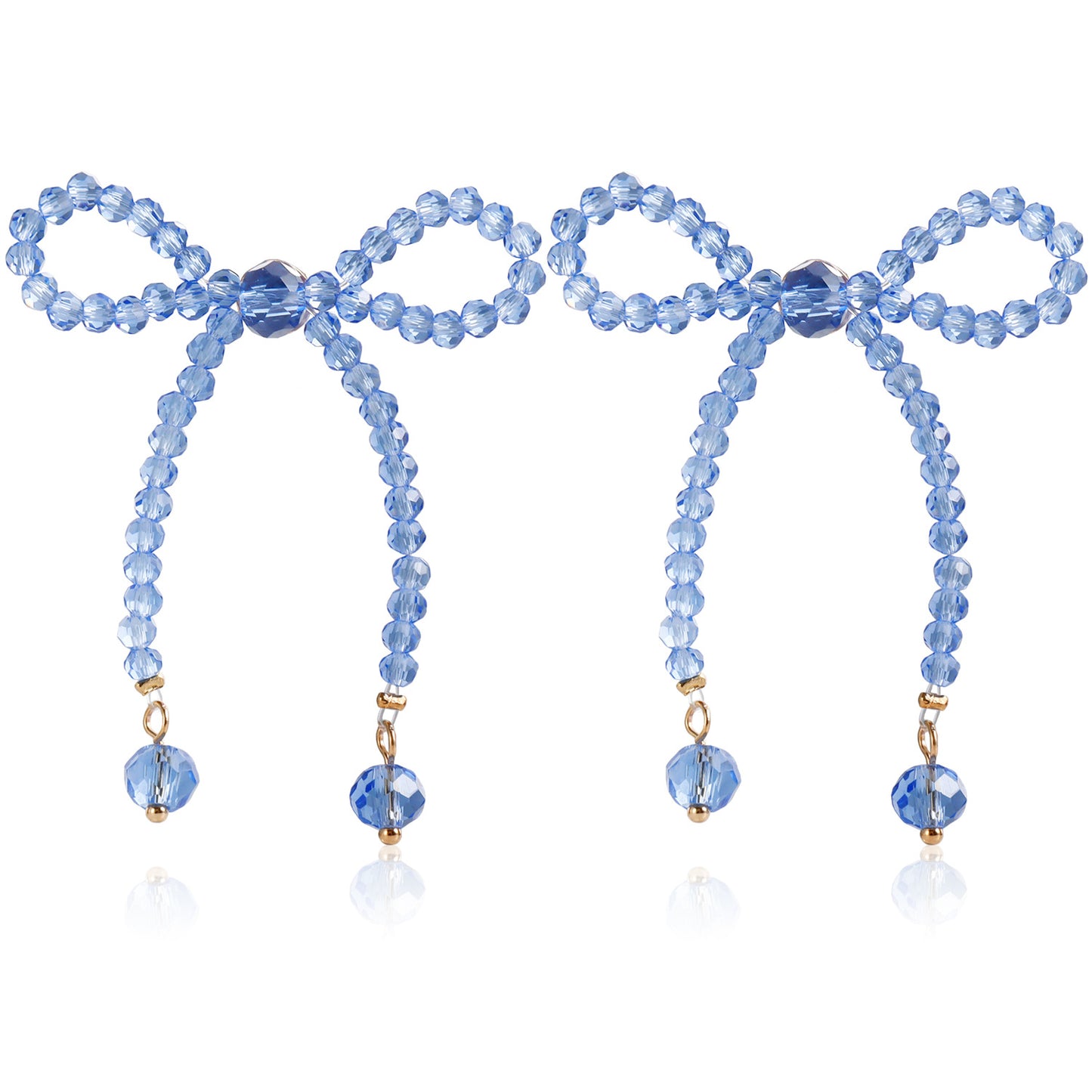 Women's Ornament Retro Imitation Pearl Bowknot Floral Earrings