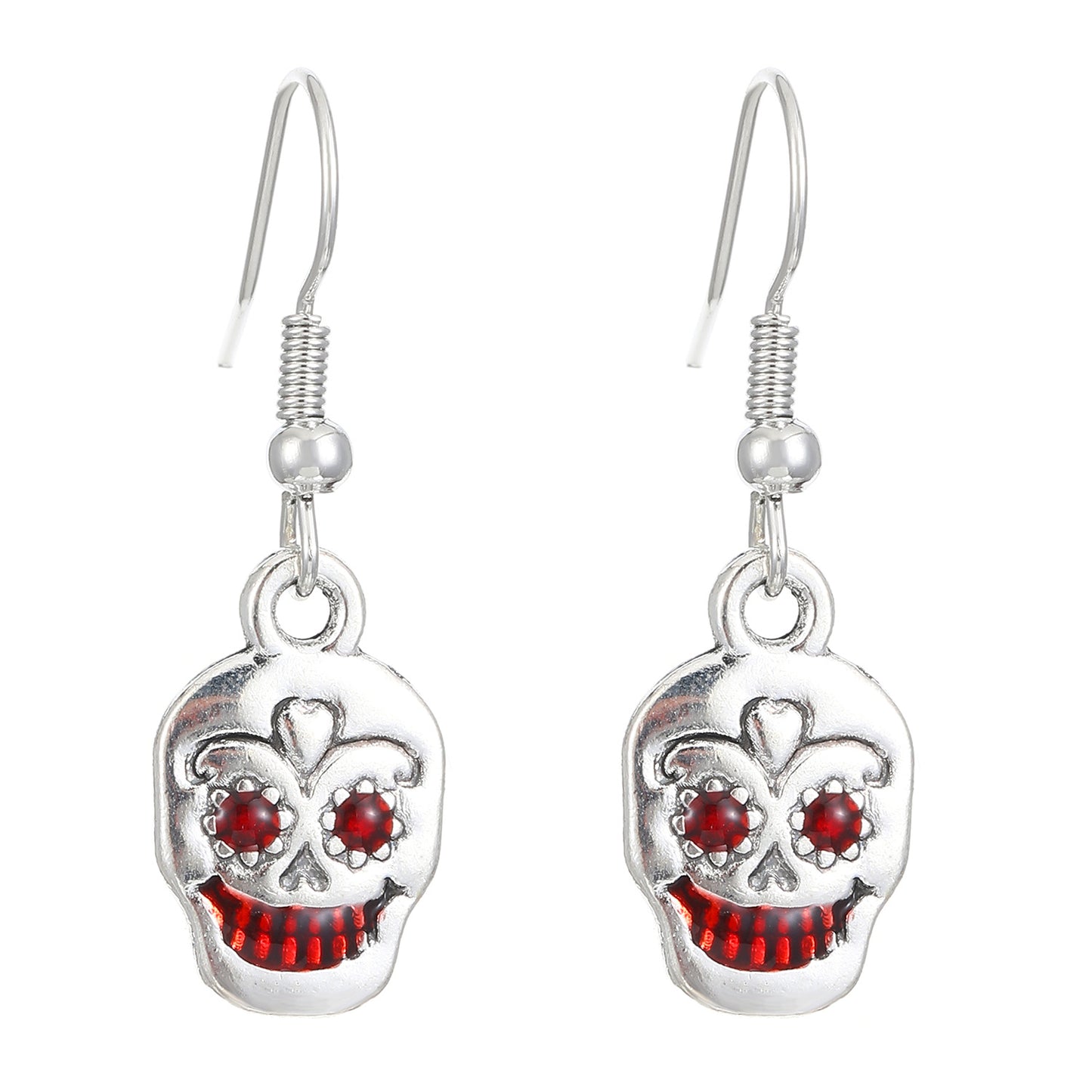 Frame Love Cross Heart Female Halloween Earrings