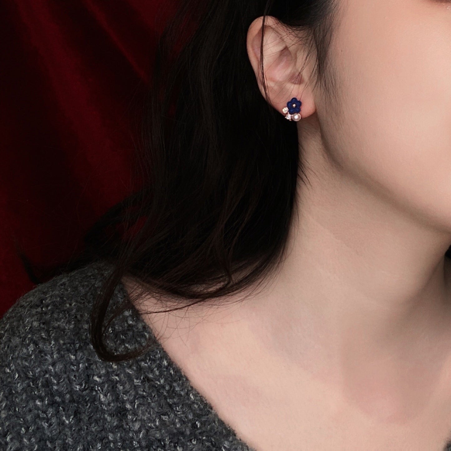 Niche High Sense French Style Design Earrings