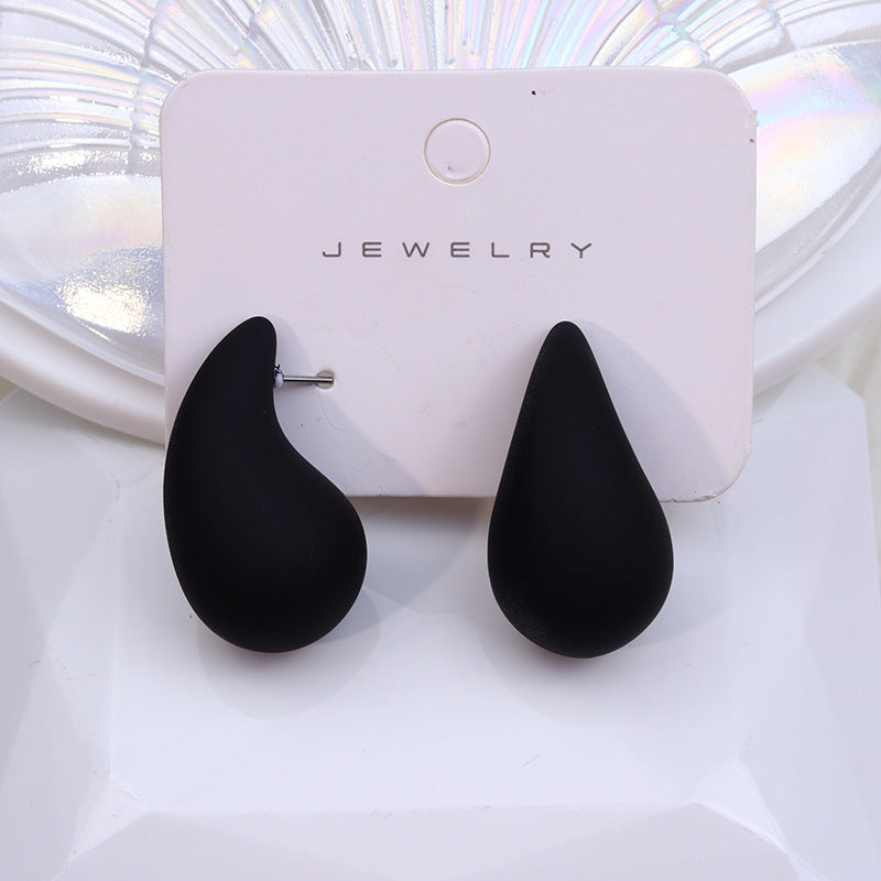 Women's Design Chubby Water Drop Ear Simple Earrings