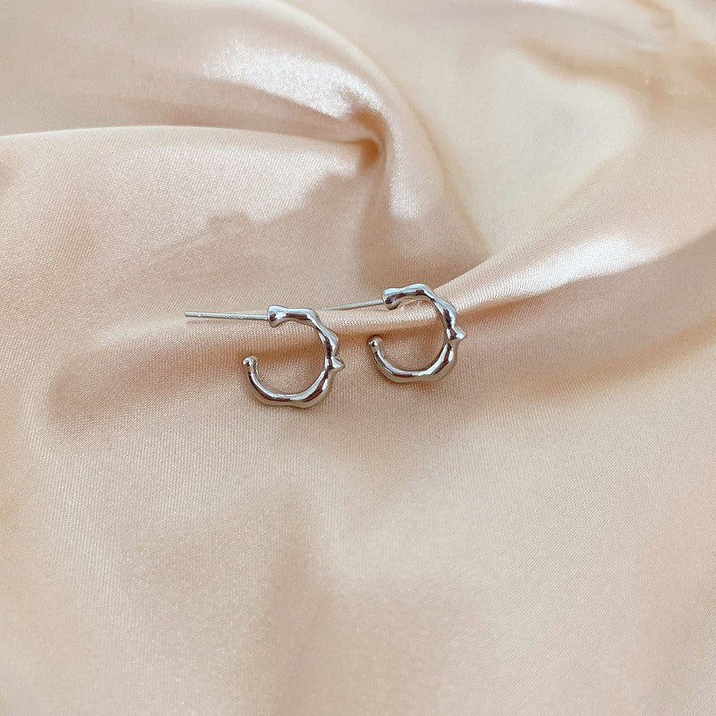 Circle Niche Design High-grade Cold Style Earrings