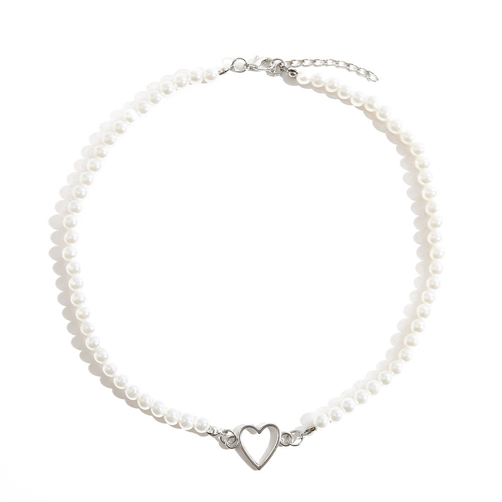 Creative Simple French Vintage Pearl Peach Necklaces