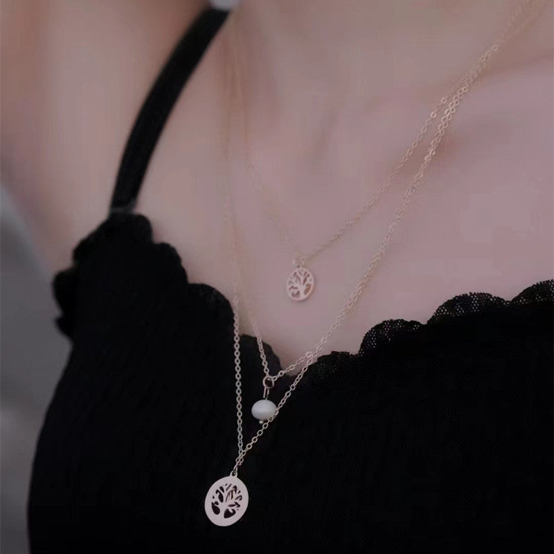 Women's Candy Tassel Light Luxury High-grade Clavicle Necklaces