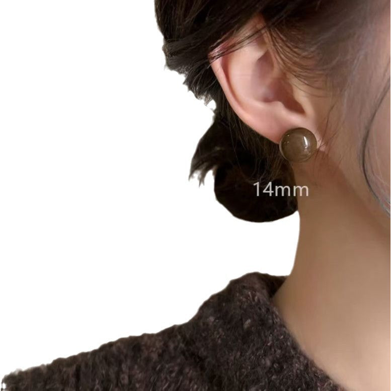 Women's High-grade Steamed Bread Bead For Simple Earrings