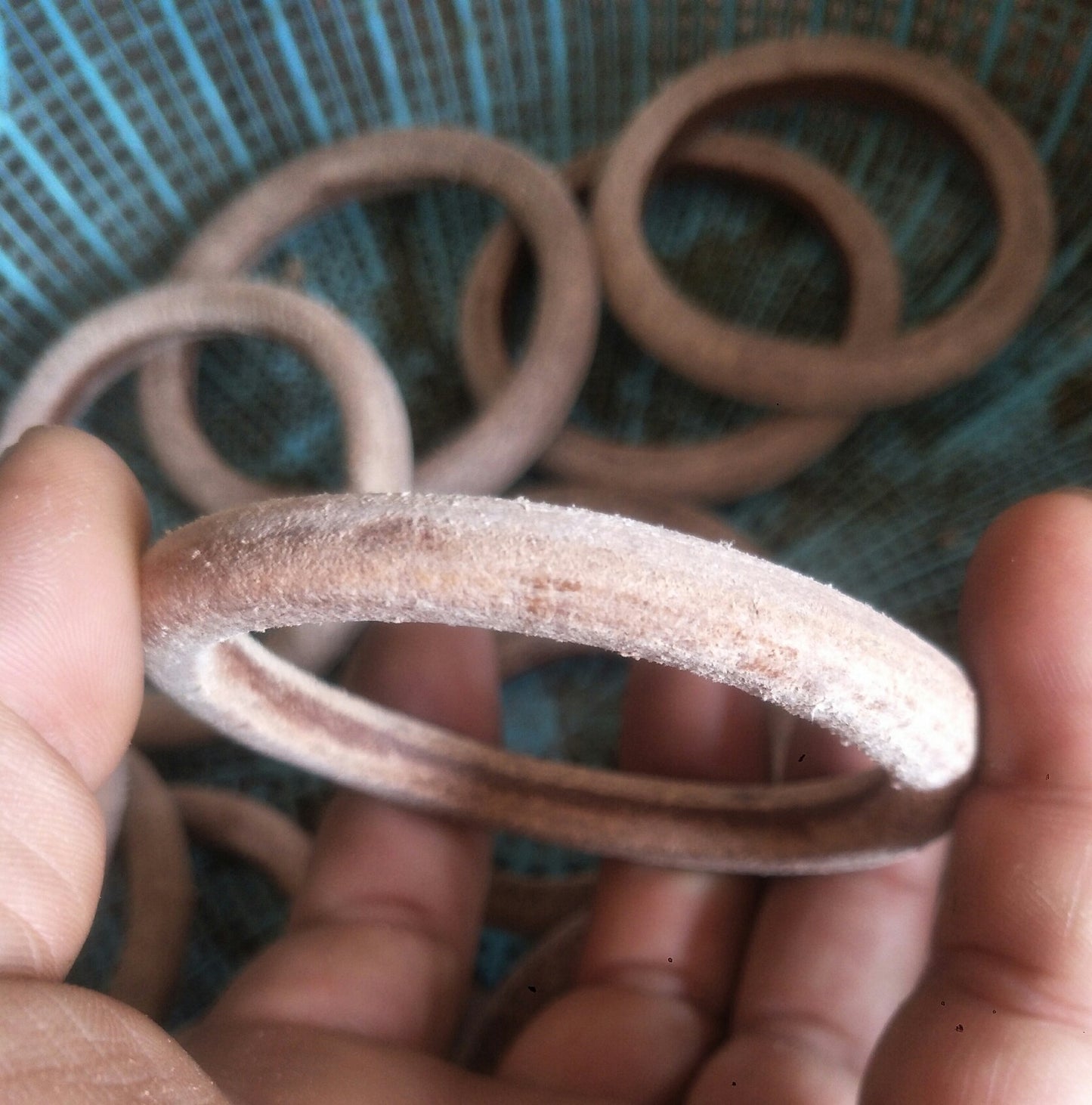 Of Lifetime Wooden Saddle Leather Brace Lace Handmade Bracelet