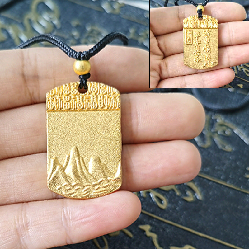 Vietnam Alluvial Gold Ancient Law Female Avalokitesvara Buddha Pendants