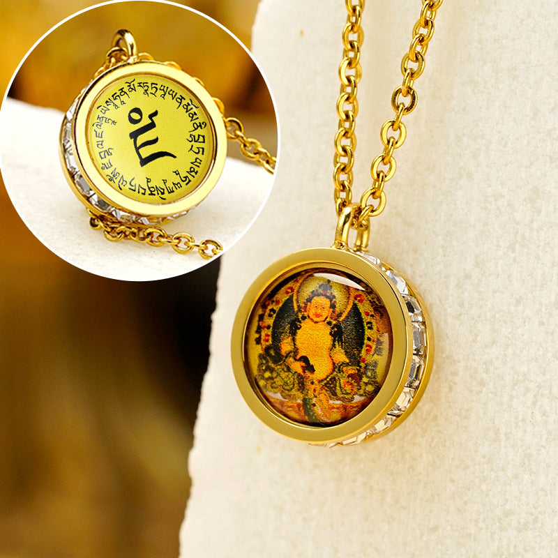 Gold Sier Clavicle Chain Light Fashion Ornament Pendants