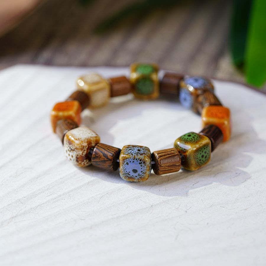Men's Ceramic Ethnic Style Ornament High-grade Accessories Bracelets