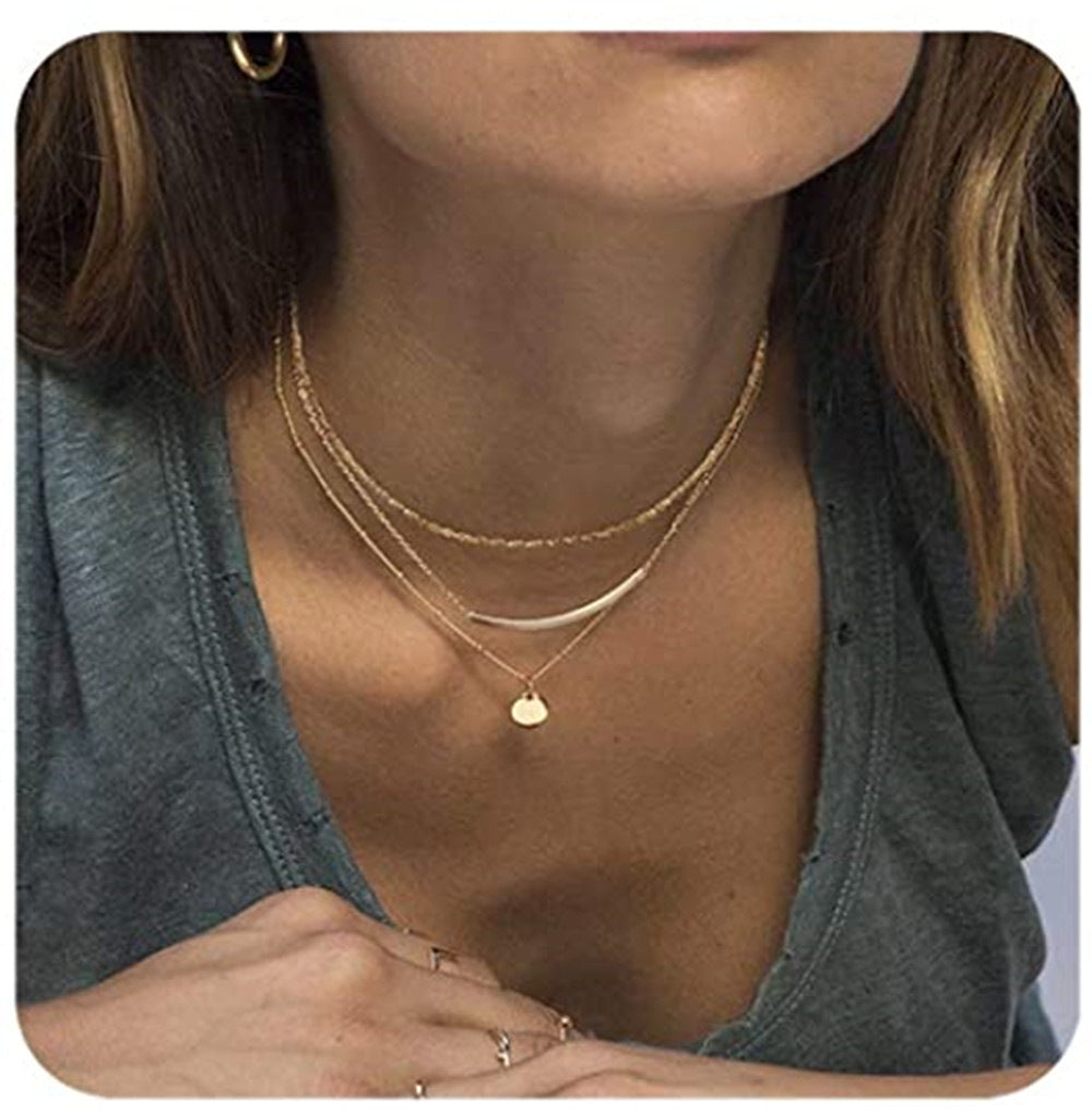 Star Long Brush Holder Popular Combination Necklaces