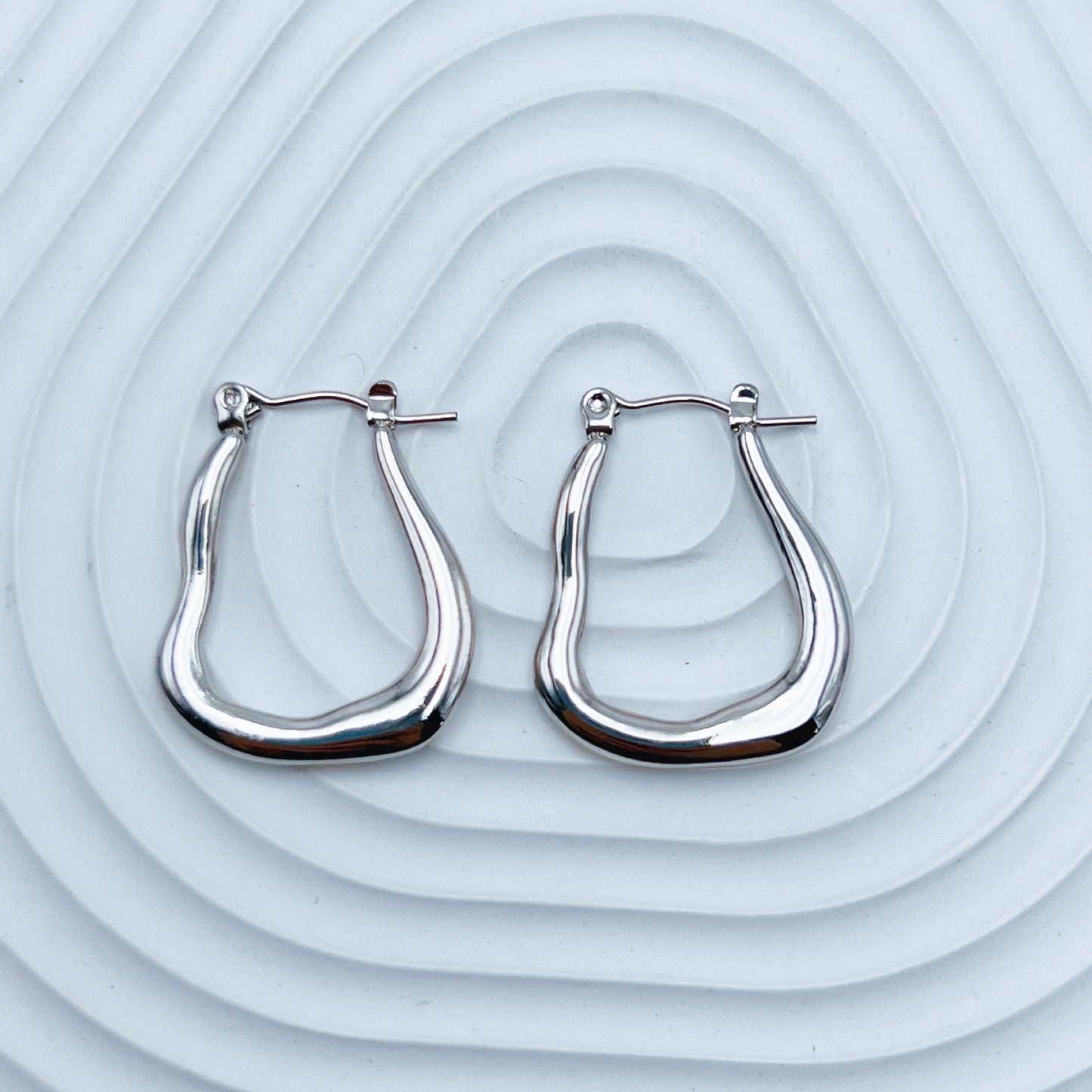 Irregular Stainless Steel Do Not Fade Ear Earrings