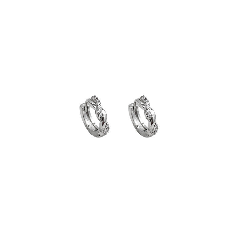 Women's Winding Circle Ear Clip Cold Wind Minority Simple Personalized Earrings