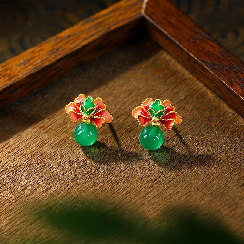 Women's Enamel Filigree Icing On The Cake Earrings