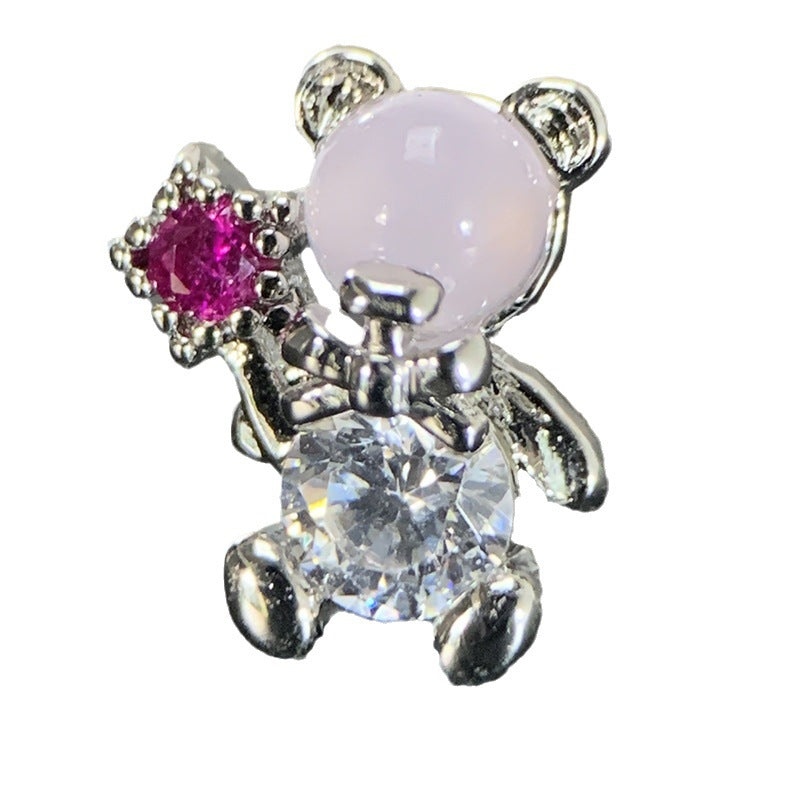 Steel Ear Bone Spider Cross Screw Twist Earrings