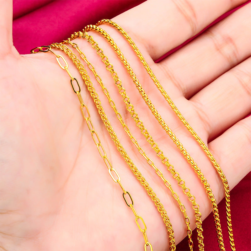 Women's Chopin Box Thick Type Long Accessories Necklaces