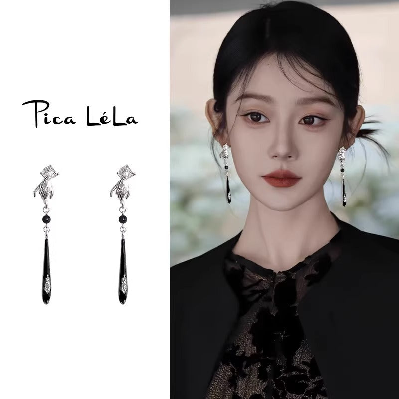 Women's High Sense Niche Temperament Retro Sier Earrings