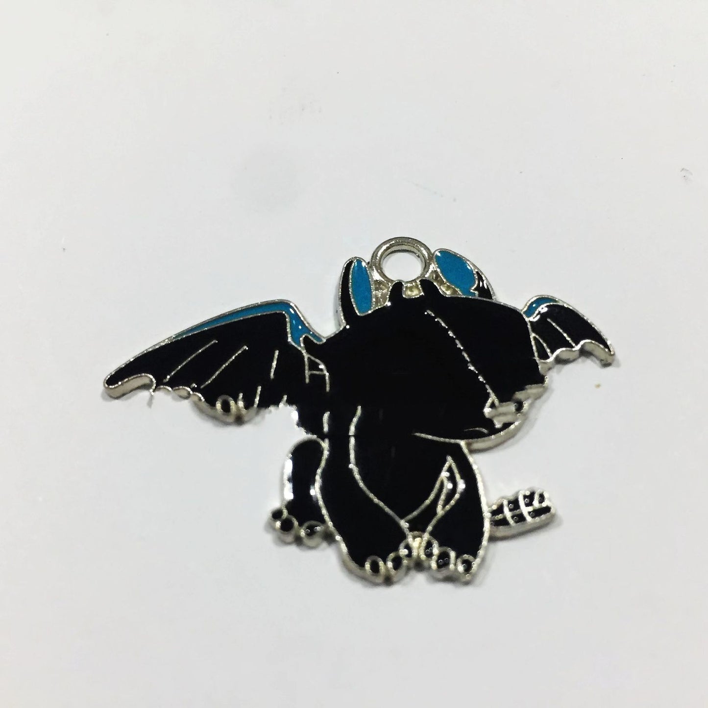 Dragon Double Evil Alloy Drop Oil Pendants
