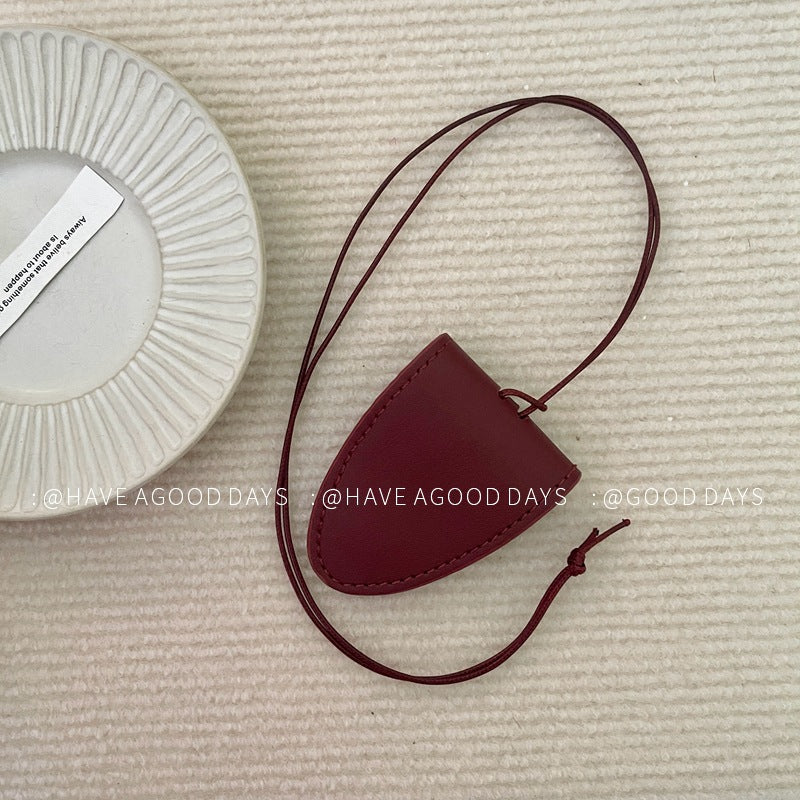 Women's Leather Clip Outdoor Travel Portable Eye Storage Necklaces