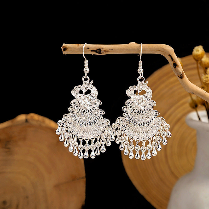 Miao Sier Ethnic Totem Phoenix Bell Rings