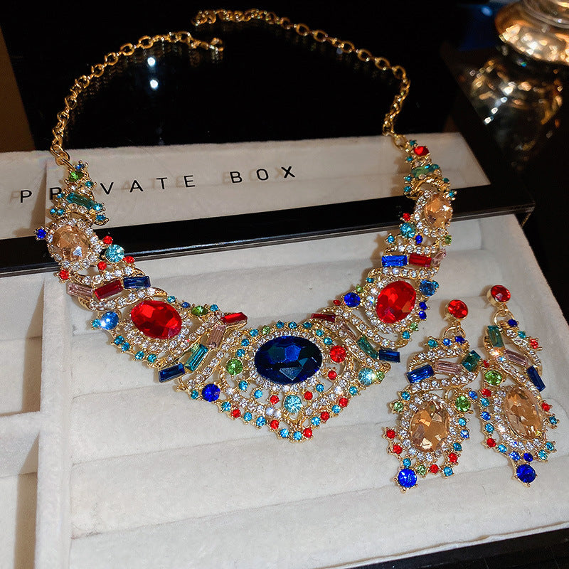 Women's High-grade Accessories Clavicle Chain Super Shiny Necklaces