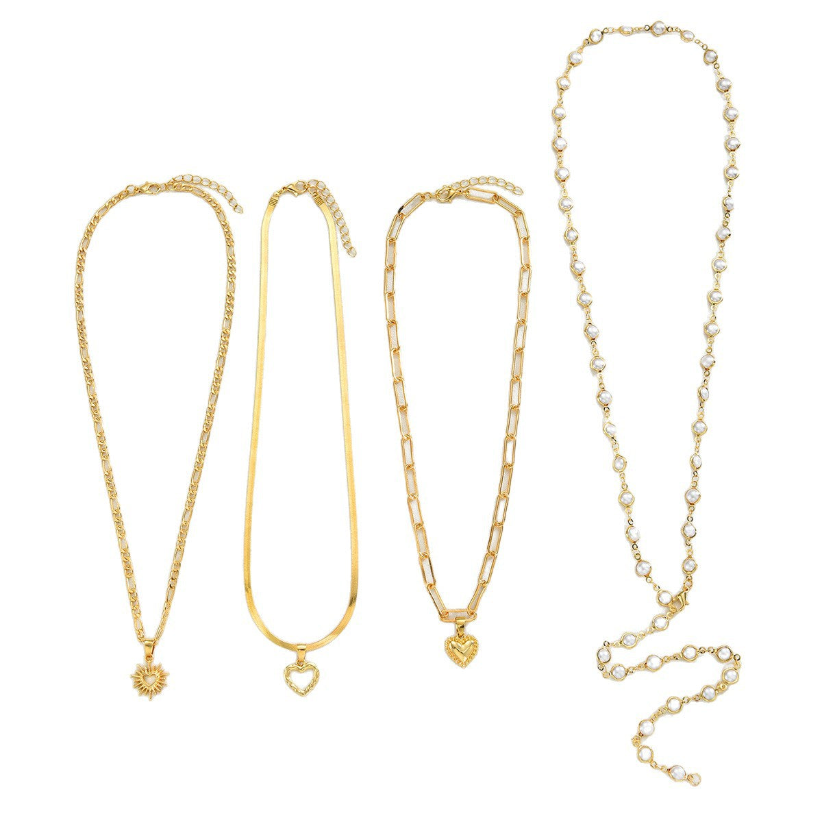 Women's Fashion Love Chain Light Luxury High Necklace