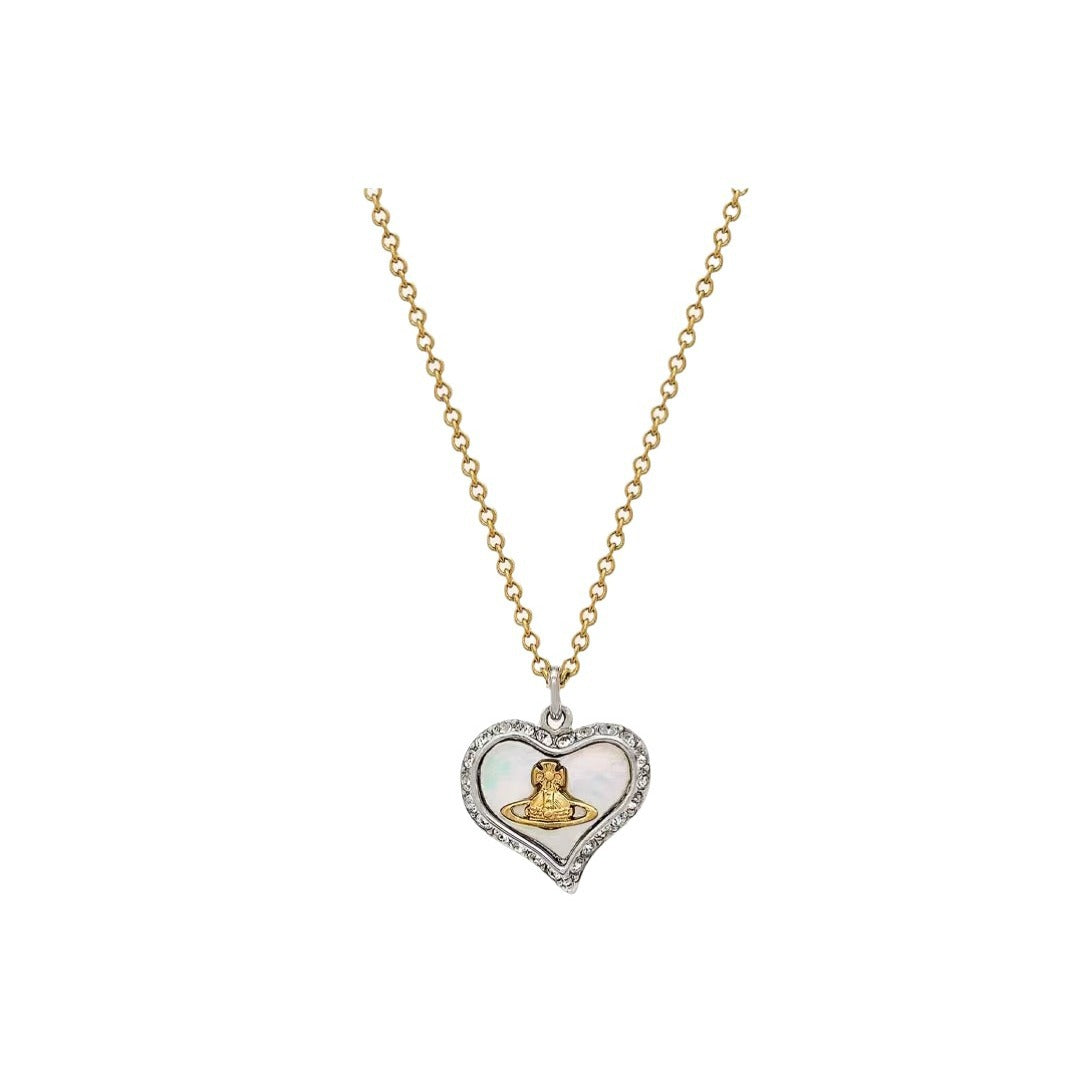 Women's Empress Dowager Lovely White Fritillary Shell Necklaces