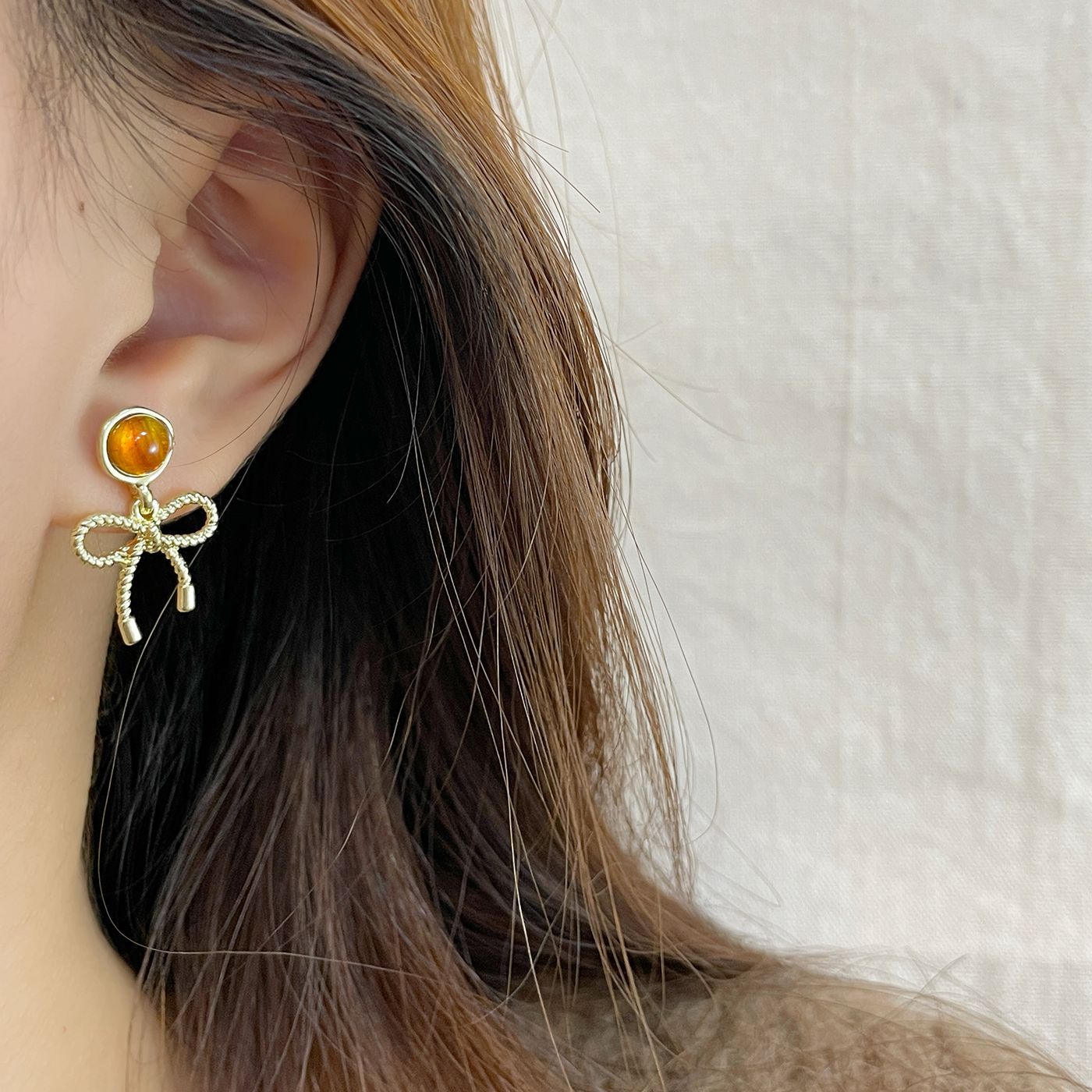 Female Sier Needle Niche Exquisite Versatile Earrings