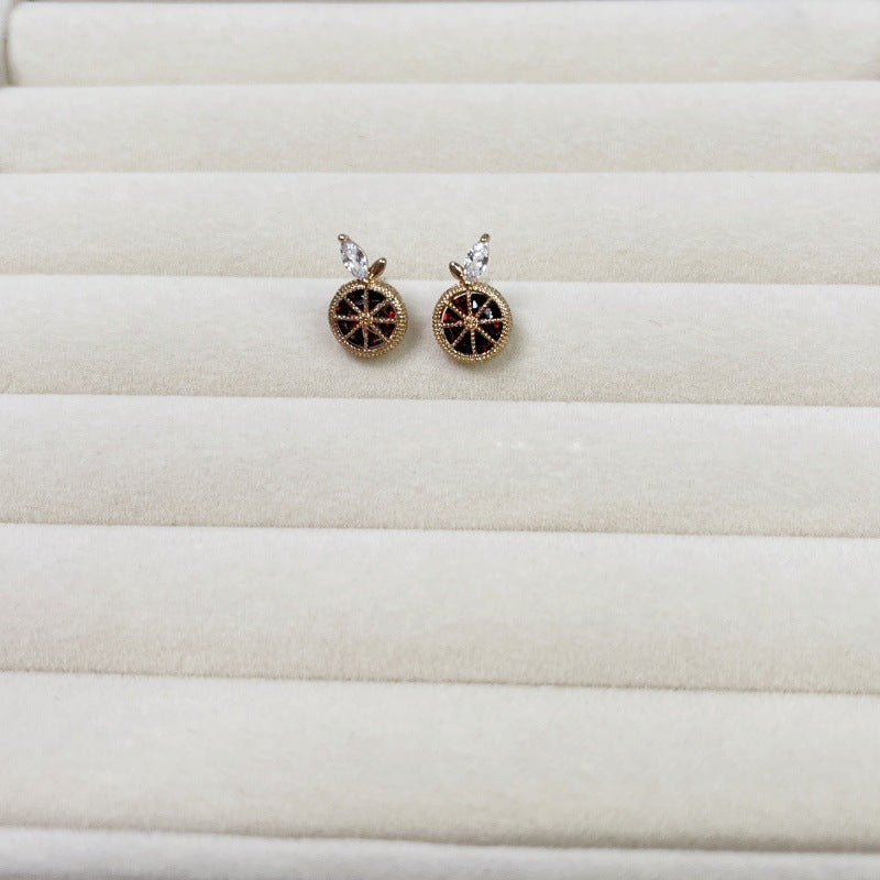 Women's Sier Needle Retro Geometric Metal Design Earrings