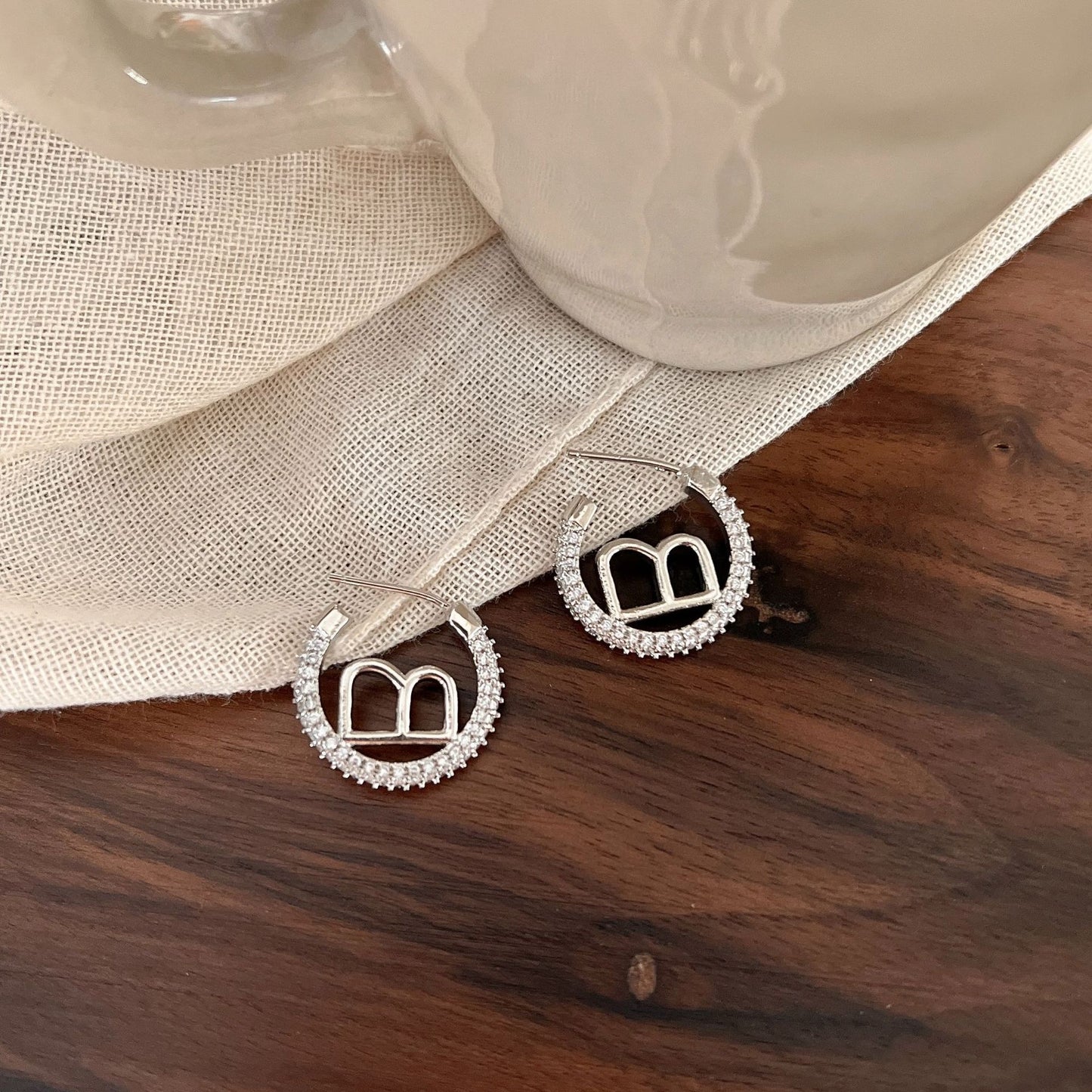 Light Luxury Zircon Pearl Elegant High-grade Earrings