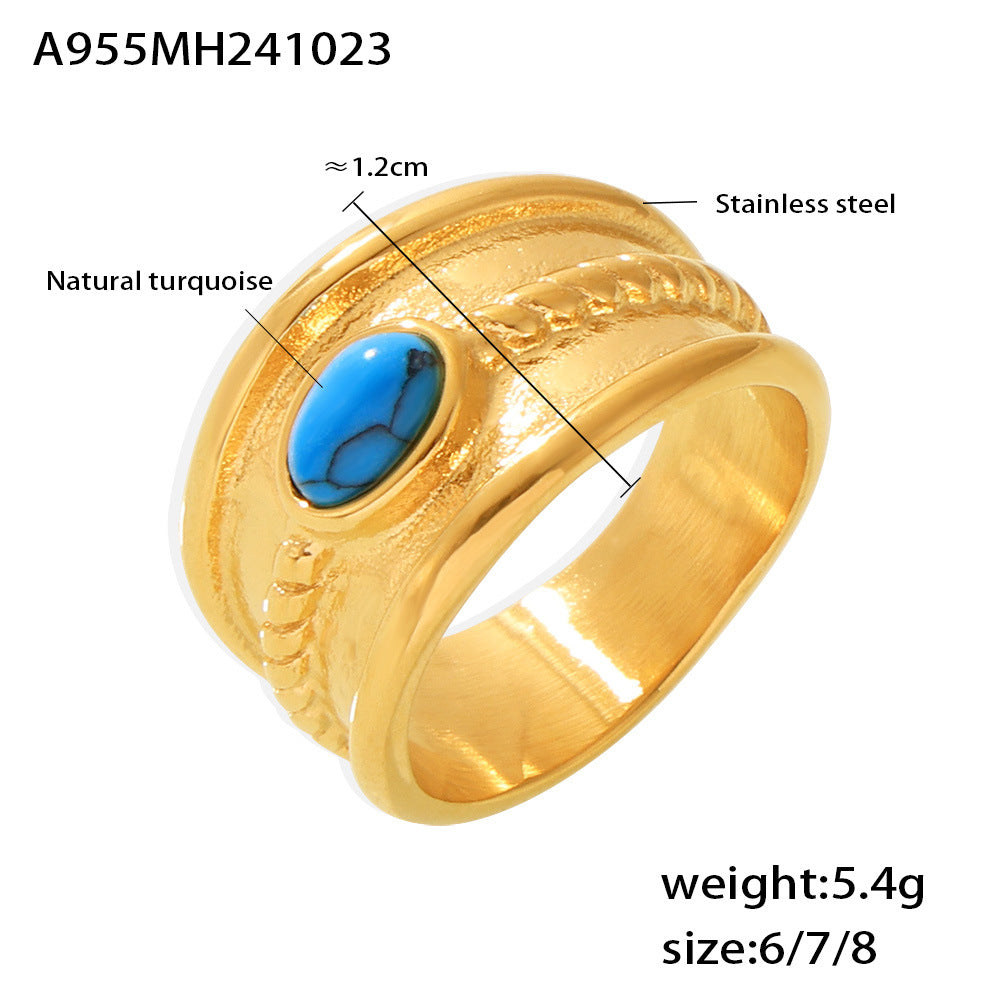 Tail Jewelry Electroplated Real Gold Color Rings