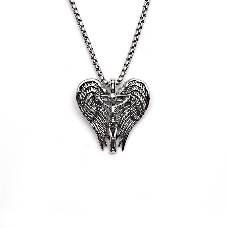 Popular Ornament Vintage Viking Boys Titanium Steel Necklaces