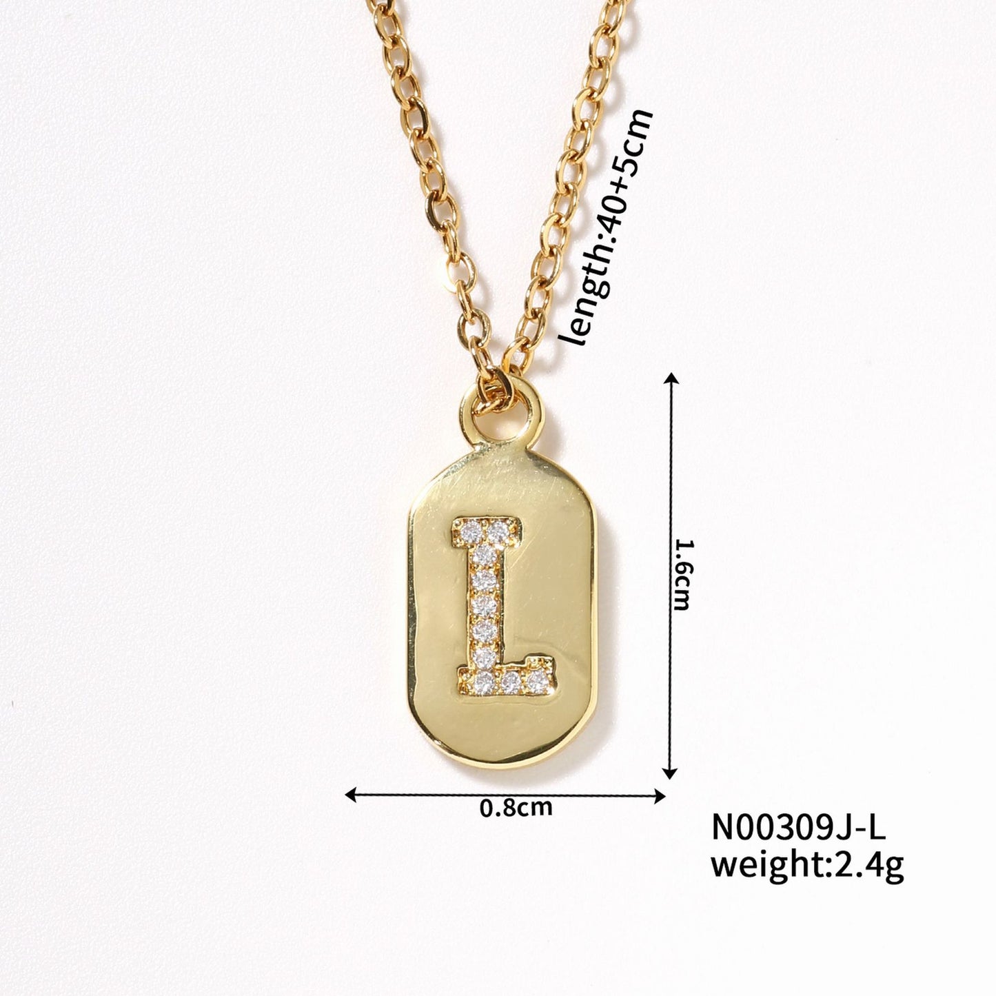 Best-selling English Letter Style Light Luxury Necklaces