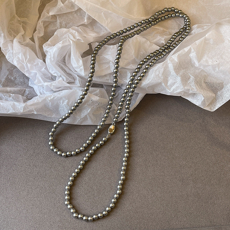 Glass Pearl Imitation More Than Wearing Necklaces