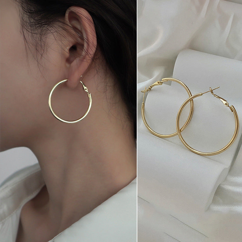 Women's Wind Irregular Twisted Ear Unique High Sense Earrings