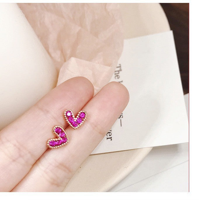 Women's Sier Needle Korean Style French Temperamental Pearl Earrings