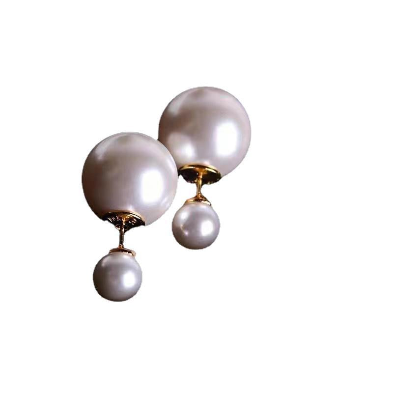 Women's Sier Pearl Light Luxury High Sense Niche Versatile Ear Line