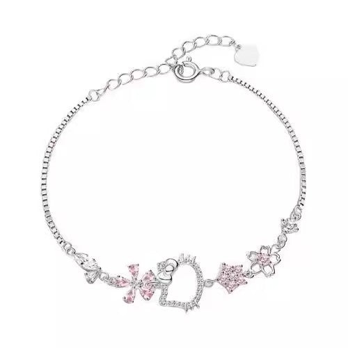 Cherry Blossom Female Light Luxury Minority Bracelet