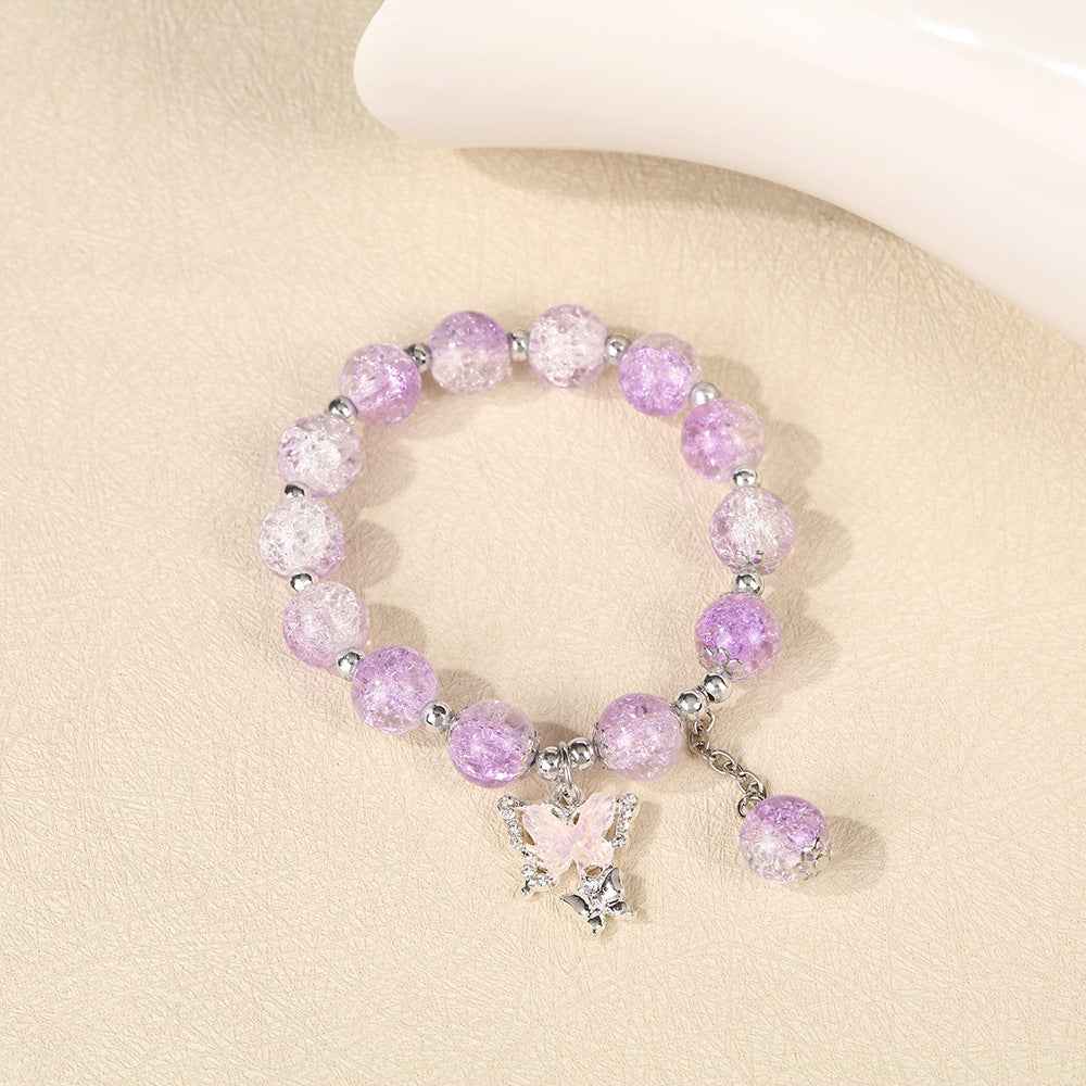 Beaded Design Hot Flower Crystal Trendy Bracelets