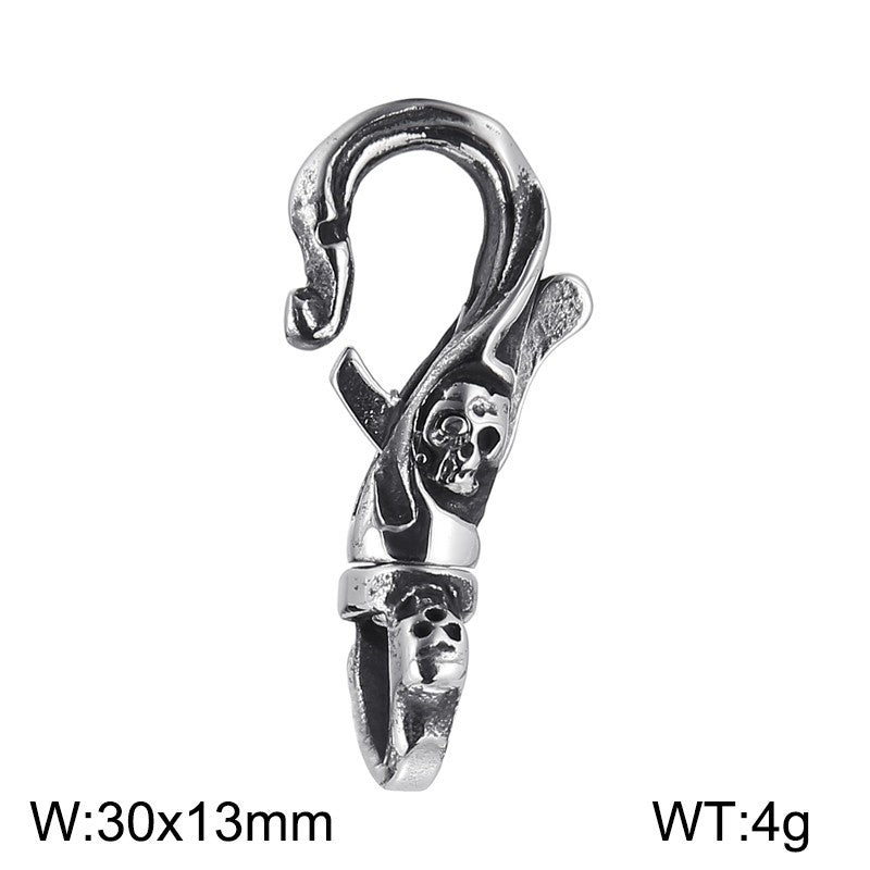 Men's Fashion Personality Skull Stainless Steel Necklaces