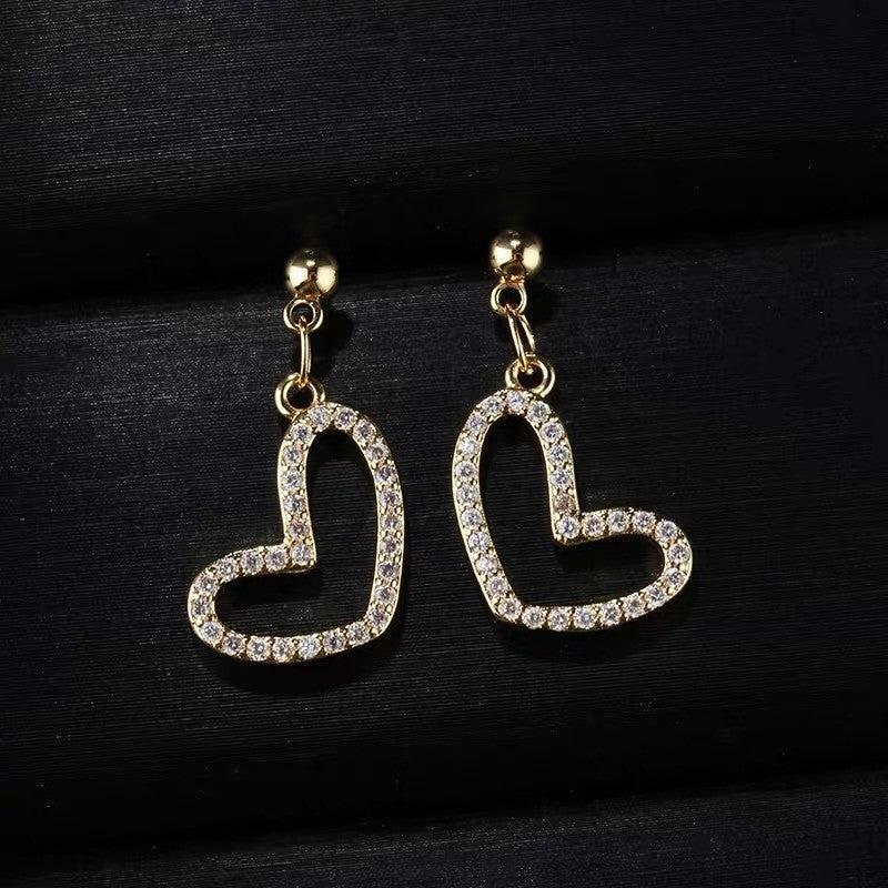 Women's Sier Needle Korean Style French Temperamental Pearl Earrings
