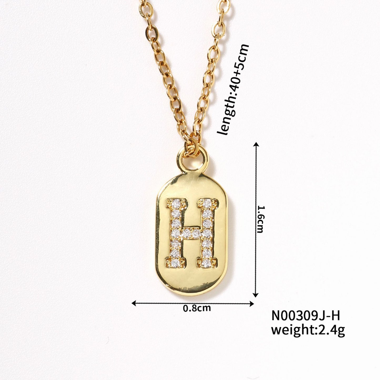 Best-selling English Letter Style Light Luxury Necklaces
