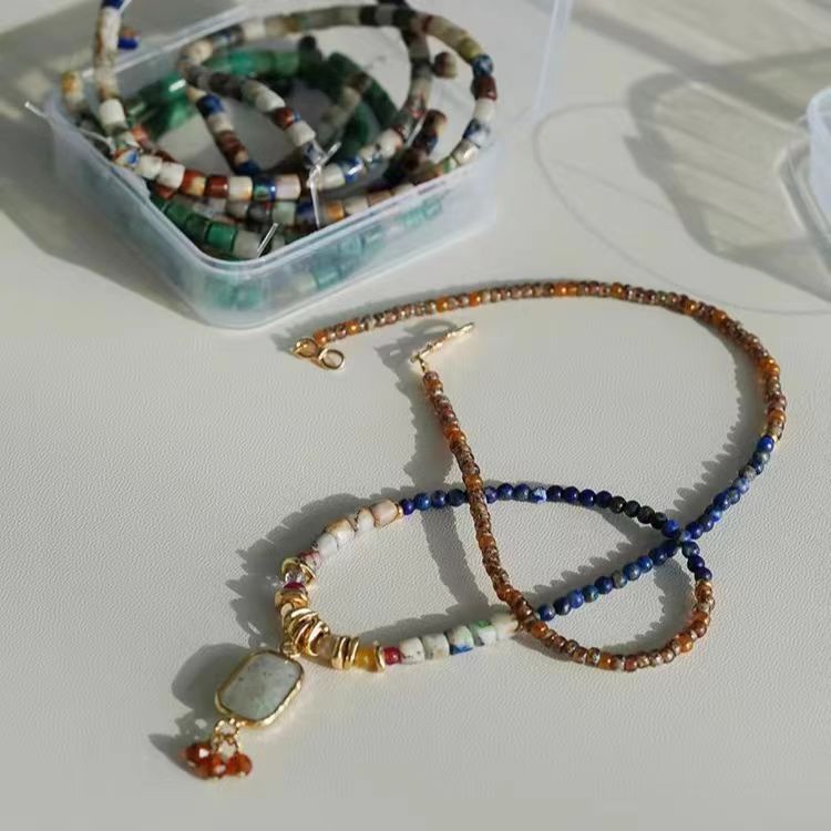 Beaded Turquoise High-grade Clavicle Chain Niche Necklaces